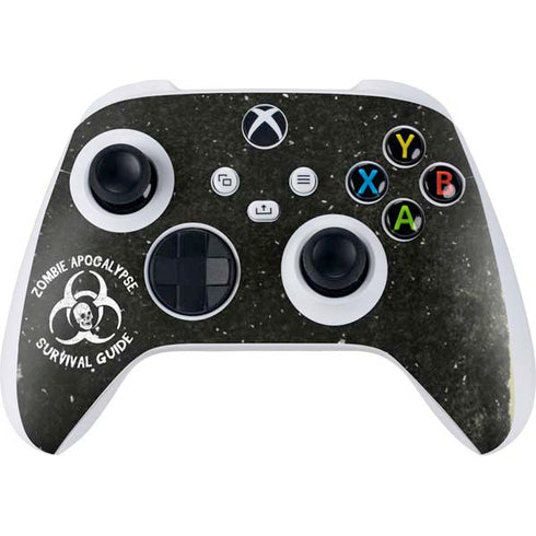 Zombie Apocalypse Survival Guide Xbox Series S Controller Skin